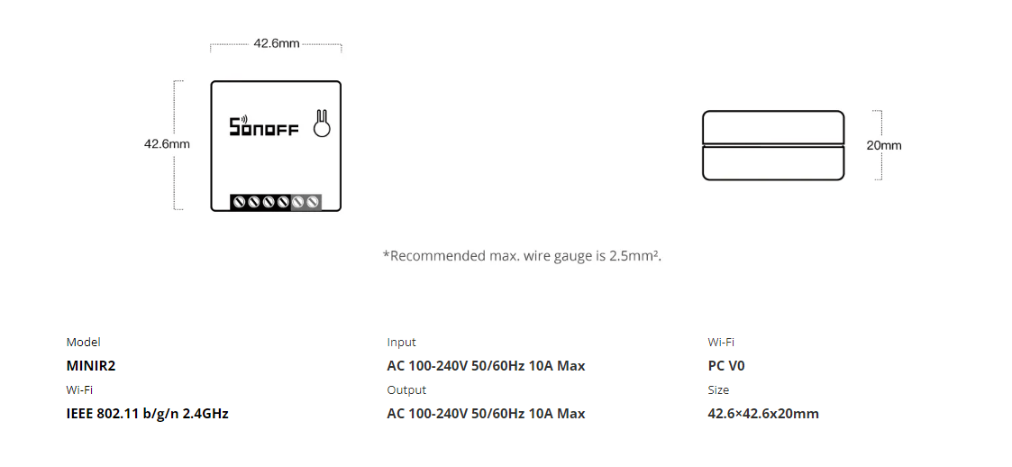Sonoff_Mini_R2_spec
