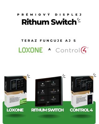 🌟 Prémiový dotyk komfortu je tu! Rithum Switch – elegantný inteligentný displej, ktorý teraz funguje aj so systémami...