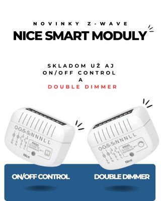 💡 Novinky od NICE, ktoré posunú tvoju smart domácnosť o level vyššie! 🔘 NICE On/Off Control – jednoduché a spoľahlivé...