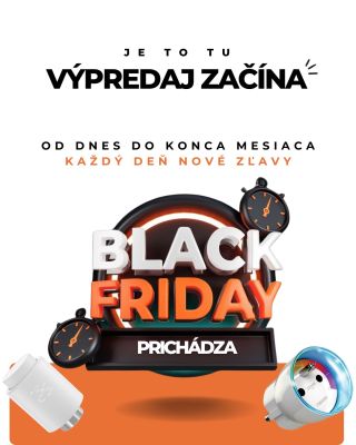 🔥🛍️ Black Friday je späť – a poriadne to roztočíme! 😍 Každý deň pribúdajú nové zľavy, kým bude všetko vo výpredaji! 🎁...