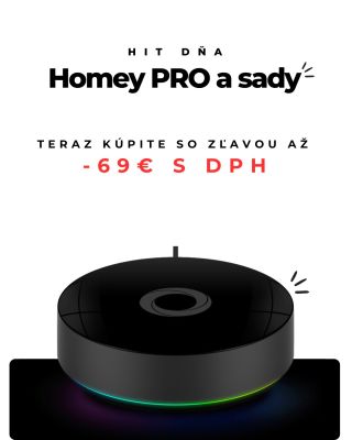 🎉 KONEČNE ZĽAVA NA HOMEY🎉 Získajte Homey Pro a sady produktov s Homey Pro teraz so špeciálnou zľavou až 69 €! 🏠✨ Homey PRO...